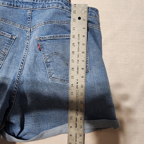 Levi's vintage jean shortalls women's XL waist 36 - Picture 6 of 9